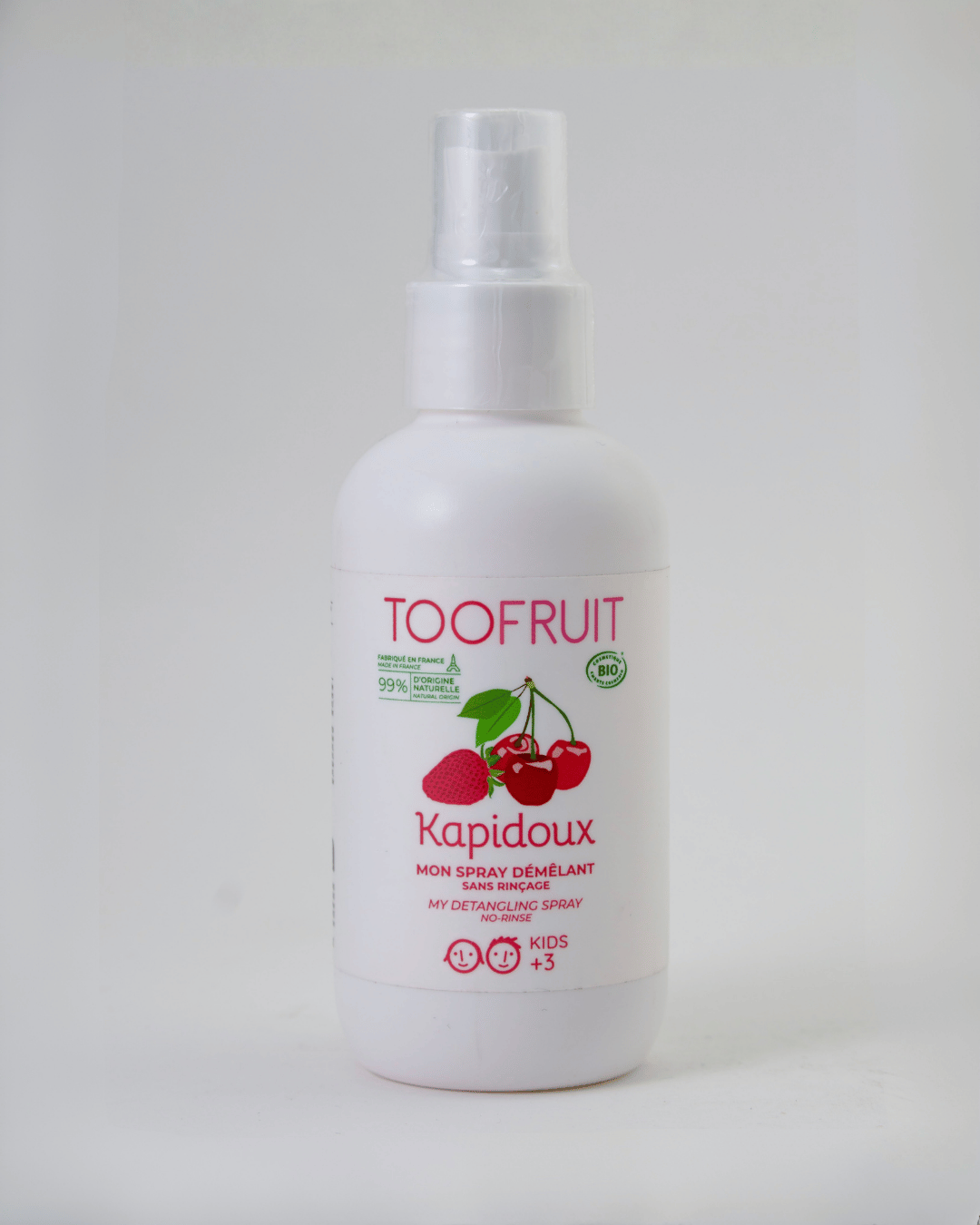 Detangling spray strawberry cherry