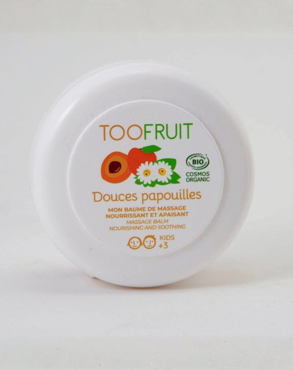 Massage balm nourishing and soothing apricot chamomile