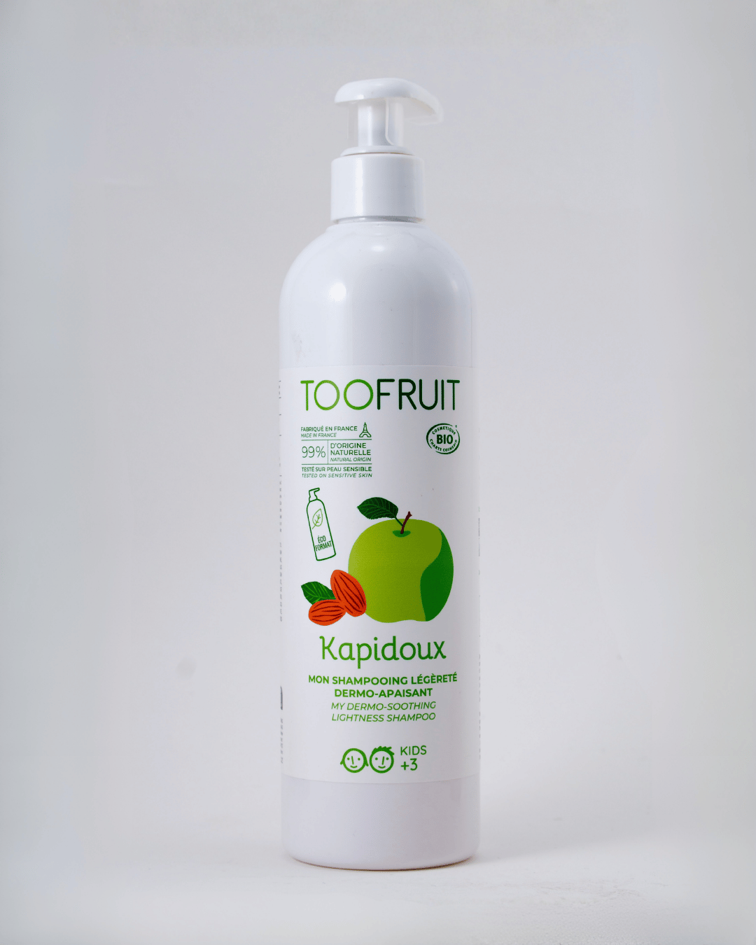 Dermo soothing lightness shampoo apple almond