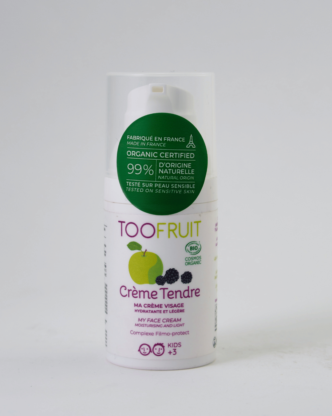 Face cream moisturizing and light apple blackberry